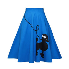 Load image into Gallery viewer, Gorgeous 50's 60's Poodle Rockabilly Retro Swing Skirt Grease Fancy Costume 1950s Girls Plus Size Saia Pinup Skirts Jupe Faldas