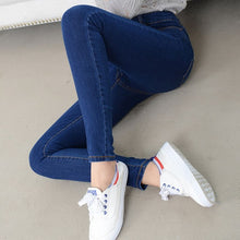 Load image into Gallery viewer, Denim Jeans Womens High Waist Stretch Pencil Skinny Ankle-length Pants Femme Black Blue Push Up 2019 Elastic Slim Streetwear0001