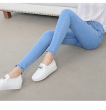 Load image into Gallery viewer, Denim Jeans Womens High Waist Stretch Pencil Skinny Ankle-length Pants Femme Black Blue Push Up 2019 Elastic Slim Streetwear0001