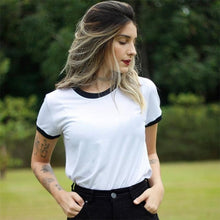 Load image into Gallery viewer, He Died For Us All Jesus Cross Graphic tshirt Women Harajuku Christian Religious Female Print T-shirt Tumblr Clothes Tops Femme