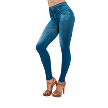 Load image into Gallery viewer, Women's Jeans Stretch Jeans Do Not Fade Without Deformation Slim Tight Blue Jeans Autumn and Winter Pants Washed Pencil Pants