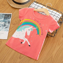 Load image into Gallery viewer, 2020 Baby T-shirts Summer Kid Boy Cotton Top Toddler Tee Clothes Children Girl Clothing Unicorn T-shirt Short Sleeve Casual Wear