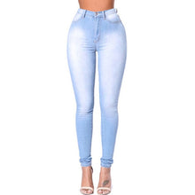 Load image into Gallery viewer, 2020 Slim Jeans for Women Skinny High Waist Jeans Woman Blue Denim Pencil Pants Stretch Waist Women Jeans Pants Calca Feminina