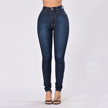 Load image into Gallery viewer, 2020 Slim Jeans for Women Skinny High Waist Jeans Woman Blue Denim Pencil Pants Stretch Waist Women Jeans Pants Calca Feminina