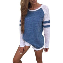 Load image into Gallery viewer, JAYCOSIN 2018 new O-Neck Blouses Sexy Slim Knitted Long Sleeve Chemise Femme Korean Tops for Women clothing Shirt Top Blouse