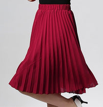 Load image into Gallery viewer, ANASUNMOON Women Chiffon Pleated Skirt Vintage High Waist Tutu Skirts Womens Saia Midi Rokken 2016 Summer Style Jupe Femme Skirt