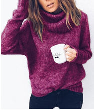 Load image into Gallery viewer, Pullover Sweater Women Jumper Clothing Turtleneck Sweater Female Jumper Pull Top Women Thick Winter Oversized Knitted Sweaters
