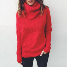 Load image into Gallery viewer, Pullover Sweater Women Jumper Clothing Turtleneck Sweater Female Jumper Pull Top Women Thick Winter Oversized Knitted Sweaters