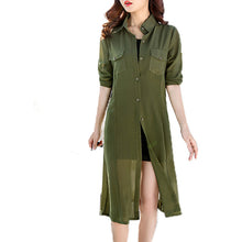 Load image into Gallery viewer, Boho Chiffon Kimonos 2019 Summer Women Blouses Beach Cardigans Shirt Tunics Robe Femme Chemise Red Green White Black Kimono Tops