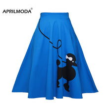 Load image into Gallery viewer, Gorgeous 50's 60's Poodle Rockabilly Retro Swing Skirt Grease Fancy Costume 1950s Girls Plus Size Saia Pinup Skirts Jupe Faldas
