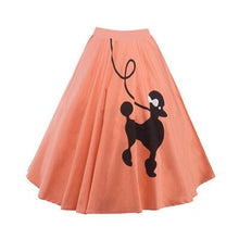 Load image into Gallery viewer, Gorgeous 50's 60's Poodle Rockabilly Retro Swing Skirt Grease Fancy Costume 1950s Girls Plus Size Saia Pinup Skirts Jupe Faldas
