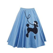 Load image into Gallery viewer, Gorgeous 50's 60's Poodle Rockabilly Retro Swing Skirt Grease Fancy Costume 1950s Girls Plus Size Saia Pinup Skirts Jupe Faldas
