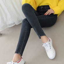 Load image into Gallery viewer, Denim Jeans Womens High Waist Stretch Pencil Skinny Ankle-length Pants Femme Black Blue Push Up 2019 Elastic Slim Streetwear0001
