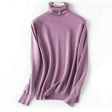 Load image into Gallery viewer, 2019 Women Sweater Femme Autumn Turtleneck Sweater Long Sleeve Women White Sweater jumper Pullovers Tricot Pull Femme
