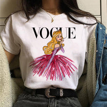 Load image into Gallery viewer, vogue princess t shirt aesthetic women fashion girls 90s tshirt harajuku ulzzang print Graphic summer t-shirt top tee female
