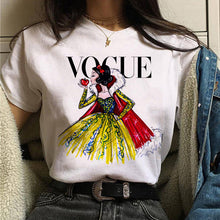 Load image into Gallery viewer, vogue princess t shirt aesthetic women fashion girls 90s tshirt harajuku ulzzang print Graphic summer t-shirt top tee female
