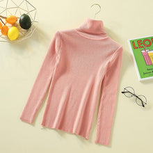 Load image into Gallery viewer, Turtleneck Sweater Women Long Sleeve Slim Solid Knitted Women Pullover Sweater 2019 Autumn Winter Jumper Ladies Tops Pull Femme

