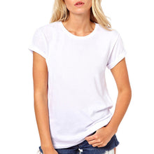Load image into Gallery viewer, FIXSYS Women T Shirt Print Tee Shirt O-Neck Tops Tees Summer Style Female T-Shirt Fashion Ladies Funny T-shirts White Tees
