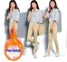 Load image into Gallery viewer, Denim Skinny White Women's Stretch Jeans Female 2019 Candy Color Cotton Jeans for Women Denim Pencil Jeans Pants Ladies Trousers
