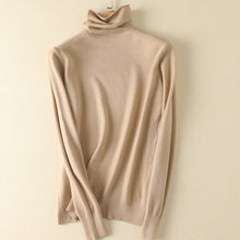 Load image into Gallery viewer, 2019 Women Sweater Femme Autumn Turtleneck Sweater Long Sleeve Women White Sweater jumper Pullovers Tricot Pull Femme
