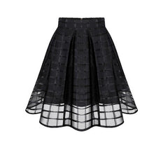 Load image into Gallery viewer, Women 2019 skirt tulle skirt skirts womens jupe femme faldas mujer moda Organza Skirts High Waist Zipper Ladies Tulle Skirt Z4
