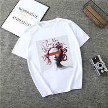 Load image into Gallery viewer, Poleras Mujer De Moda 2019 Summer T Shirt Women Medusa Print Vogue Harajuku Tshirt Plus Size Aesthetic T-shirt Camiseta Mujer
