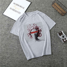 Load image into Gallery viewer, Poleras Mujer De Moda 2019 Summer T Shirt Women Medusa Print Vogue Harajuku Tshirt Plus Size Aesthetic T-shirt Camiseta Mujer
