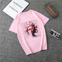 Load image into Gallery viewer, Poleras Mujer De Moda 2019 Summer T Shirt Women Medusa Print Vogue Harajuku Tshirt Plus Size Aesthetic T-shirt Camiseta Mujer
