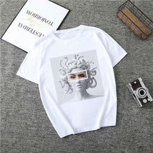 Load image into Gallery viewer, Poleras Mujer De Moda 2019 Summer T Shirt Women Medusa Print Vogue Harajuku Tshirt Plus Size Aesthetic T-shirt Camiseta Mujer
