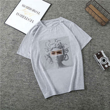 Load image into Gallery viewer, Poleras Mujer De Moda 2019 Summer T Shirt Women Medusa Print Vogue Harajuku Tshirt Plus Size Aesthetic T-shirt Camiseta Mujer
