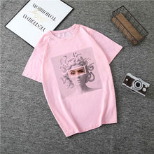 Load image into Gallery viewer, Poleras Mujer De Moda 2019 Summer T Shirt Women Medusa Print Vogue Harajuku Tshirt Plus Size Aesthetic T-shirt Camiseta Mujer
