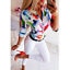 Load image into Gallery viewer, Summer Women 3/4 Sleeve Floral Loose Blouses Tops Woman Female Shirt OL Ladies Casual Button Blouse Streetwear 2019 New Arrival
