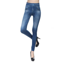 Load image into Gallery viewer, Women's Jeans Stretch Jeans Do Not Fade Without Deformation Slim Tight Blue Jeans Autumn and Winter Pants Washed Pencil Pants
