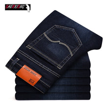 Load image into Gallery viewer, Men's Brand Stretch Jeans 2020 New Business Cotton Denim Trousers Slim Fit Jeans  straight Denim Pants Male Plus Size28- 40

