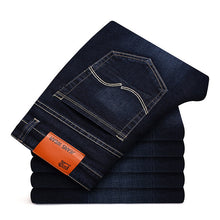 Load image into Gallery viewer, Men's Brand Stretch Jeans 2020 New Business Cotton Denim Trousers Slim Fit Jeans  straight Denim Pants Male Plus Size28- 40
