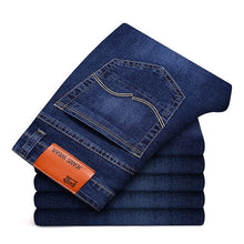 Load image into Gallery viewer, Men's Brand Stretch Jeans 2020 New Business Cotton Denim Trousers Slim Fit Jeans  straight Denim Pants Male Plus Size28- 40
