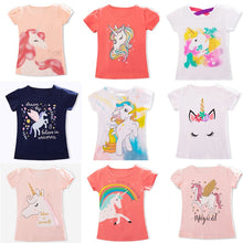 Load image into Gallery viewer, 2020 Baby T-shirts Summer Kid Boy Cotton Top Toddler Tee Clothes Children Girl Clothing Unicorn T-shirt Short Sleeve Casual Wear
