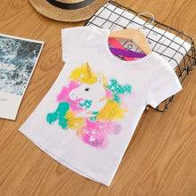 Load image into Gallery viewer, 2020 Baby T-shirts Summer Kid Boy Cotton Top Toddler Tee Clothes Children Girl Clothing Unicorn T-shirt Short Sleeve Casual Wear
