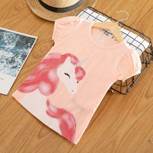 Load image into Gallery viewer, 2020 Baby T-shirts Summer Kid Boy Cotton Top Toddler Tee Clothes Children Girl Clothing Unicorn T-shirt Short Sleeve Casual Wear
