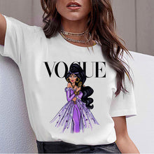 Load image into Gallery viewer, Vogue Harajuku T Shirt Summer Graphic Ullzang T-shirt Korean Kawaii Streetwear Tshirt 90s Funny Princess Cartoon Top Tees Female

