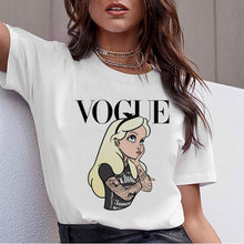Load image into Gallery viewer, Vogue Harajuku T Shirt Summer Graphic Ullzang T-shirt Korean Kawaii Streetwear Tshirt 90s Funny Princess Cartoon Top Tees Female
