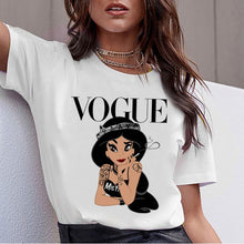 Load image into Gallery viewer, Vogue Harajuku T Shirt Summer Graphic Ullzang T-shirt Korean Kawaii Streetwear Tshirt 90s Funny Princess Cartoon Top Tees Female
