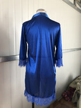Load image into Gallery viewer, Hot Women robe Silk Satin Robes Wedding Bridesmaid Bride Gown kimono Solid robe Female Erotic Lace Sex Costume
