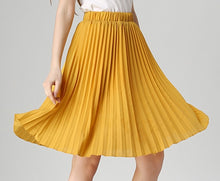 Load image into Gallery viewer, ANASUNMOON Women Chiffon Pleated Skirt Vintage High Waist Tutu Skirts Womens Saia Midi Rokken 2016 Summer Style Jupe Femme Skirt
