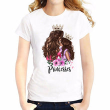 Load image into Gallery viewer, Super Mom T shirt Women Vogue Tops Mother's Day Print T-shirt Summer Harajuku TShirt  Mama baby tee shirt Femme Dia de la madre
