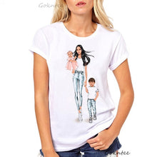 Load image into Gallery viewer, Super Mom T shirt Women Vogue Tops Mother's Day Print T-shirt Summer Harajuku TShirt  Mama baby tee shirt Femme Dia de la madre
